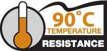Odolnost do 90 °C
